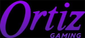 Imagem do logotipo da Ortiz Gaming, renomada por seus jogos de bingo e slots com alta interatividade.